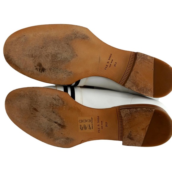 rag & bone White And Black Striped Loafer Size 39.5 EUC - Picture 13 of 13